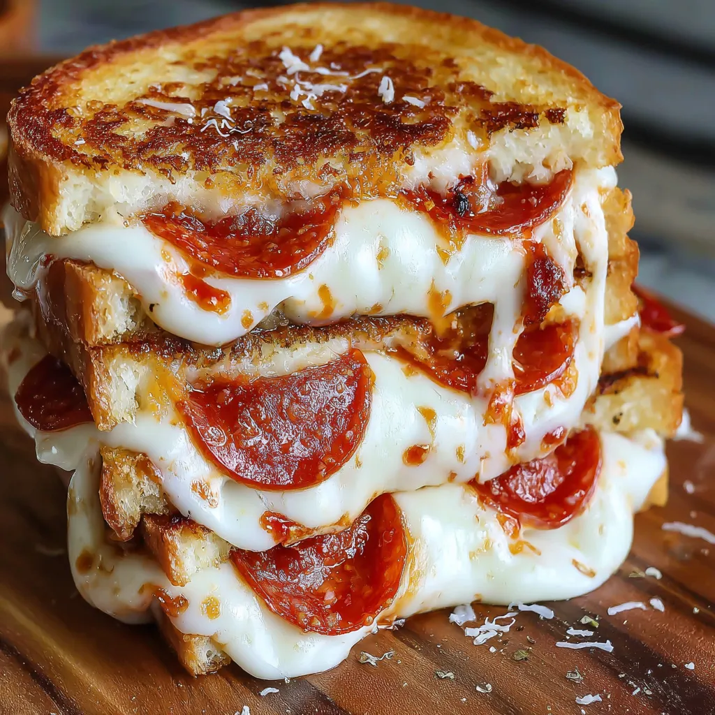 Pizza Grilled Cheese Sandwiches