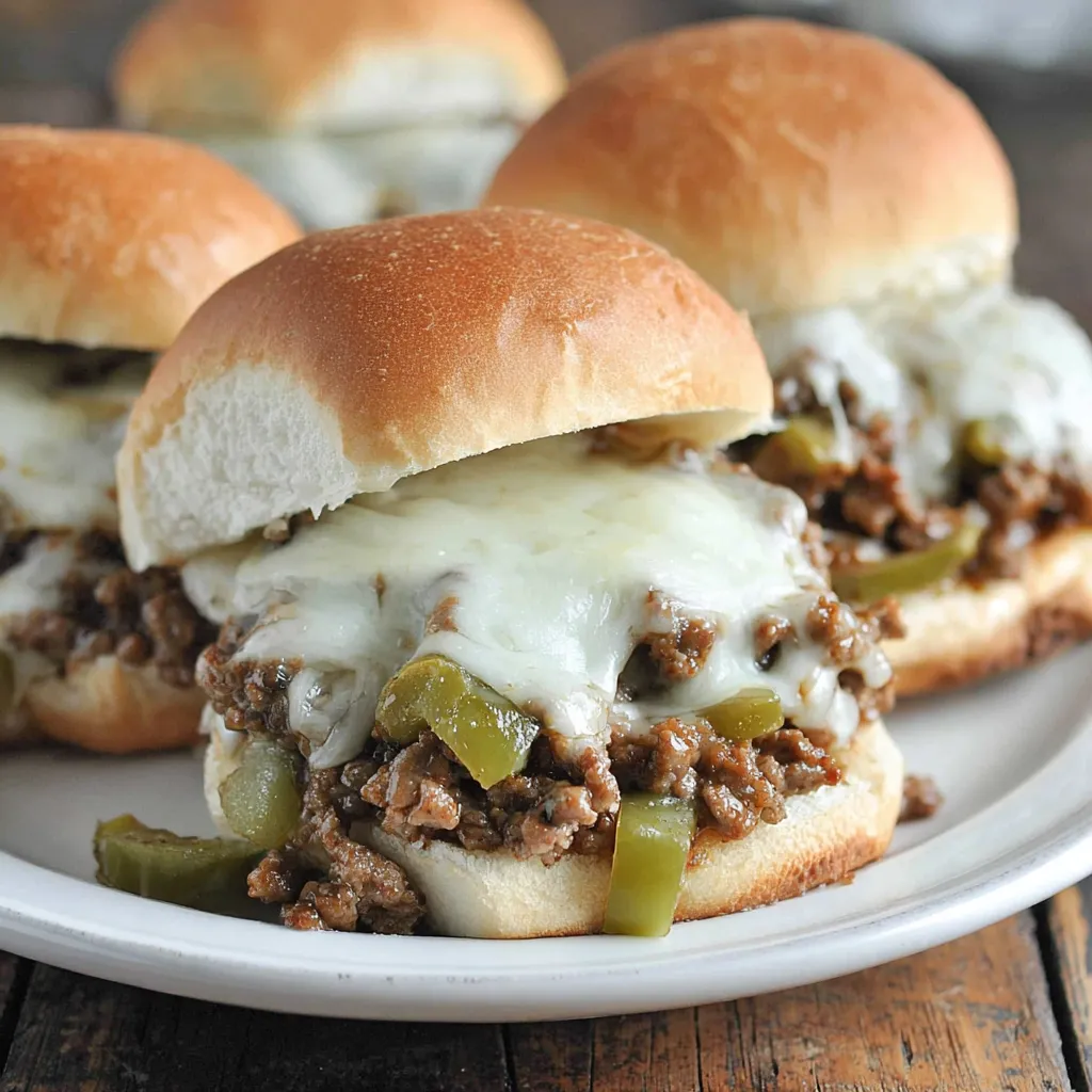 Philly Cheesesteak Sloppy Joes