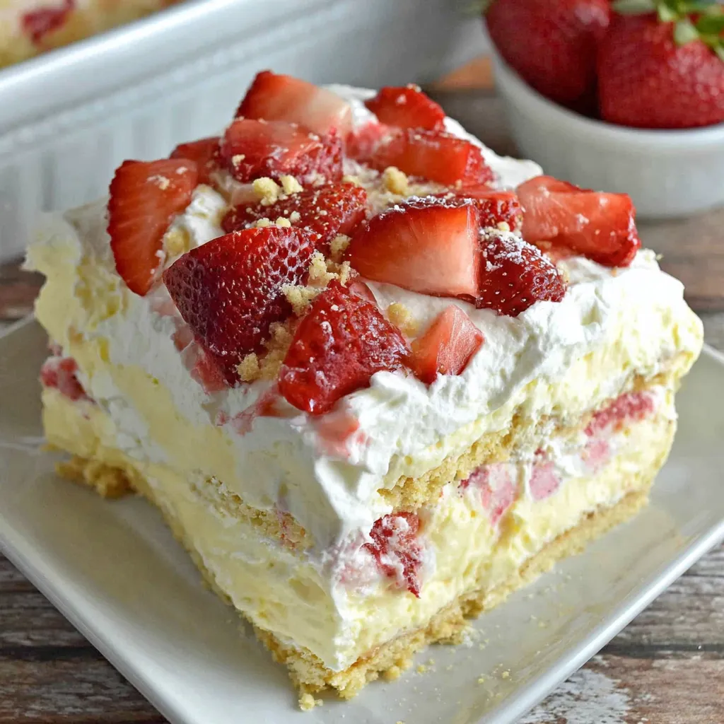Strawberry Icebox Cake