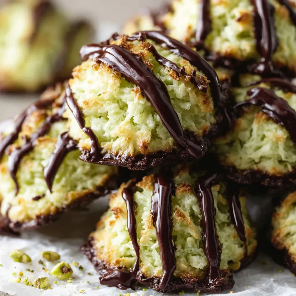 Pistachio Coconut Macaroons