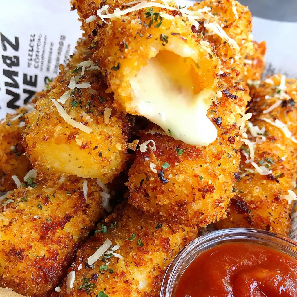 Nashville Hot Mozzarella Sticks