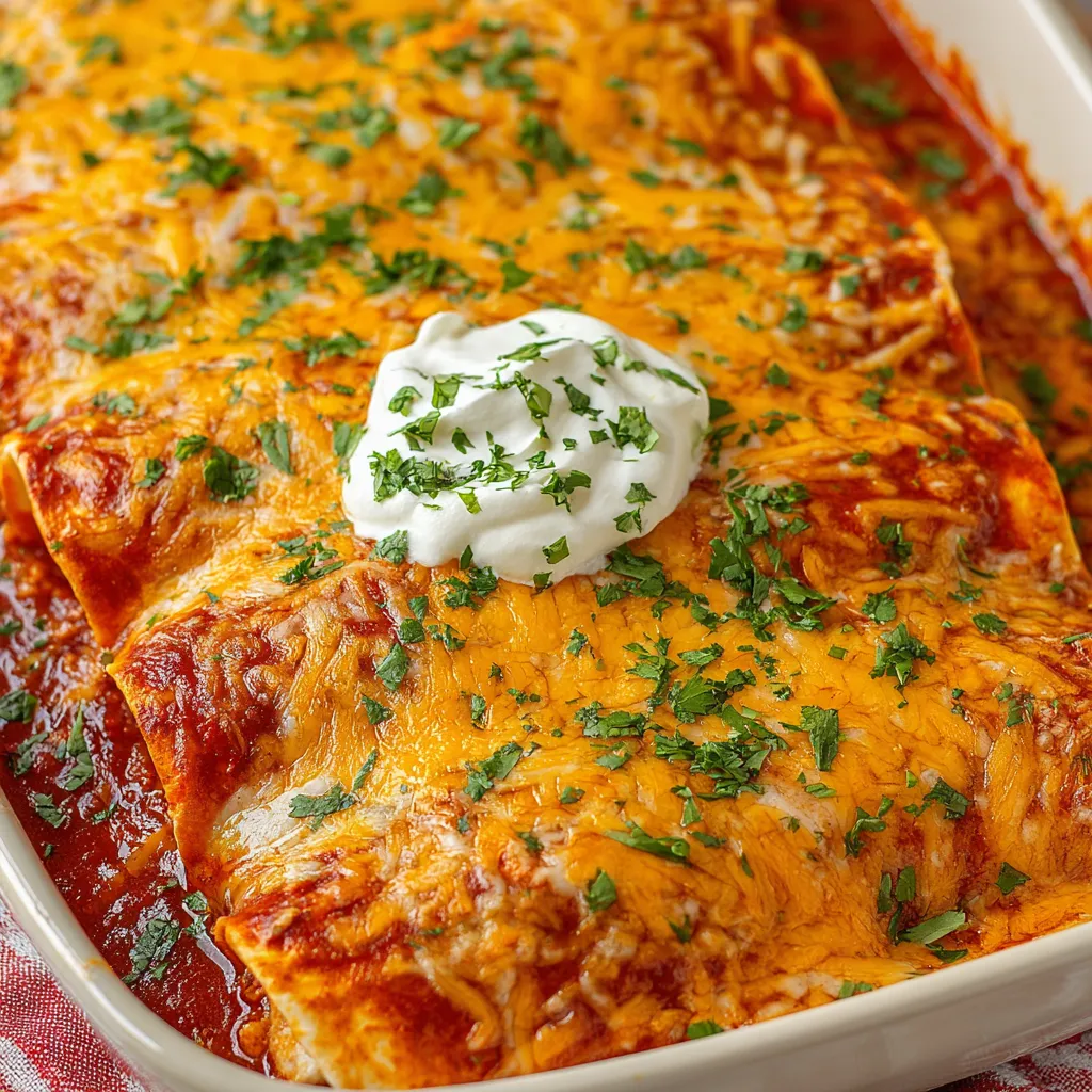 Baked Chicken Enchiladas