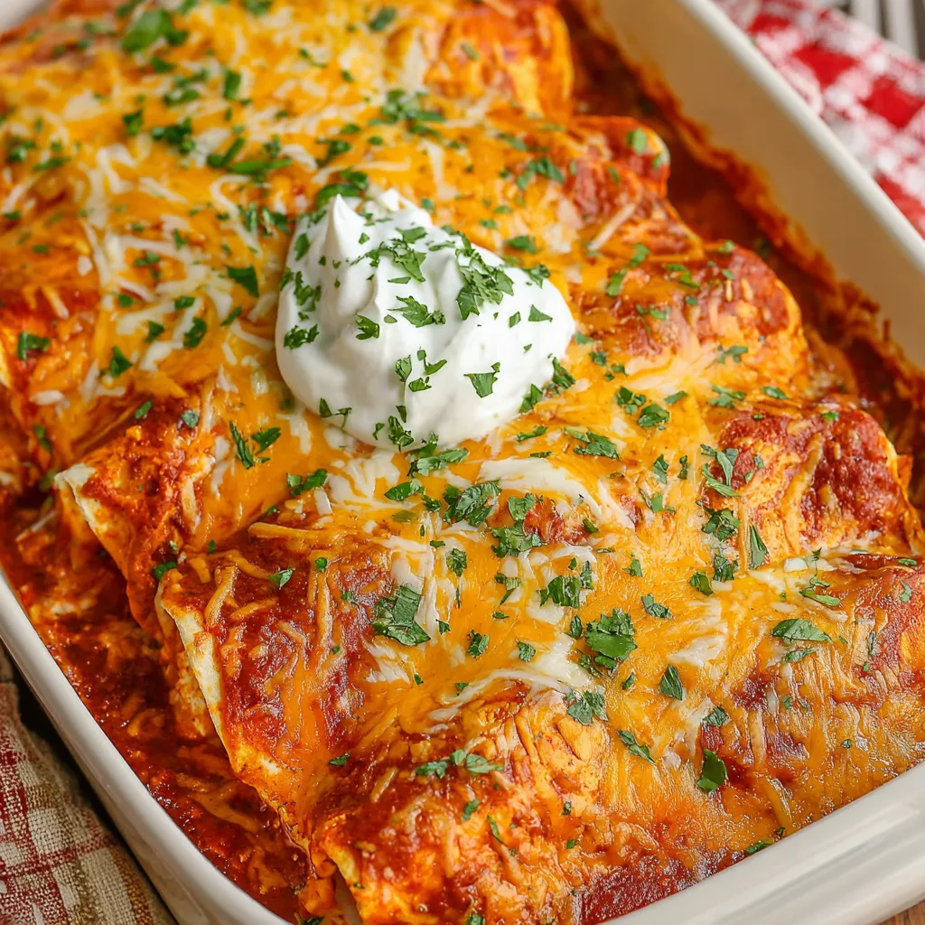 Baked Chicken Enchiladas