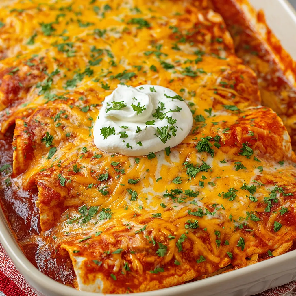 Baked Chicken Enchiladas
