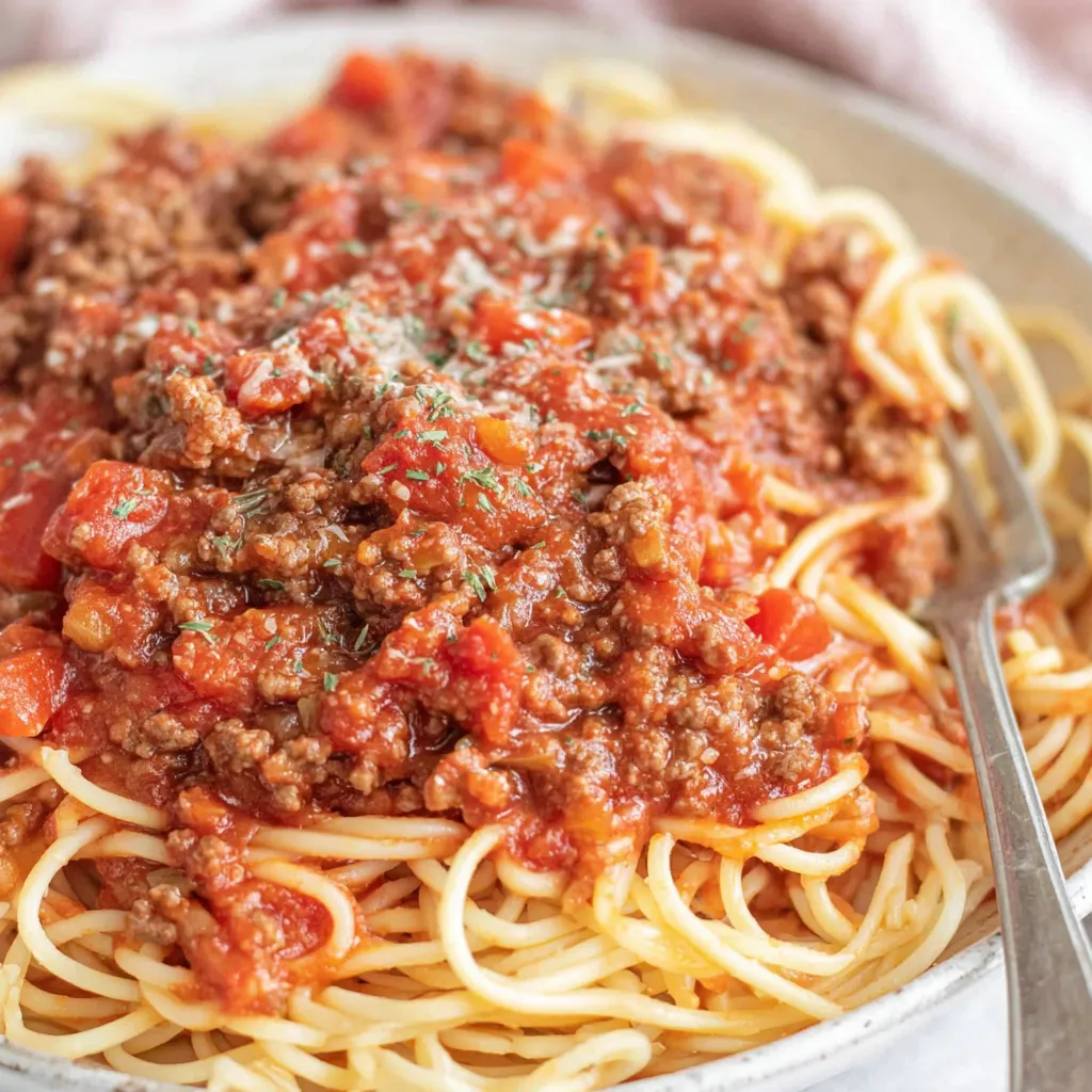 Beef Spaghetti Sauce