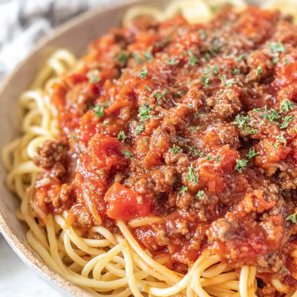 Beef Spaghetti Sauce