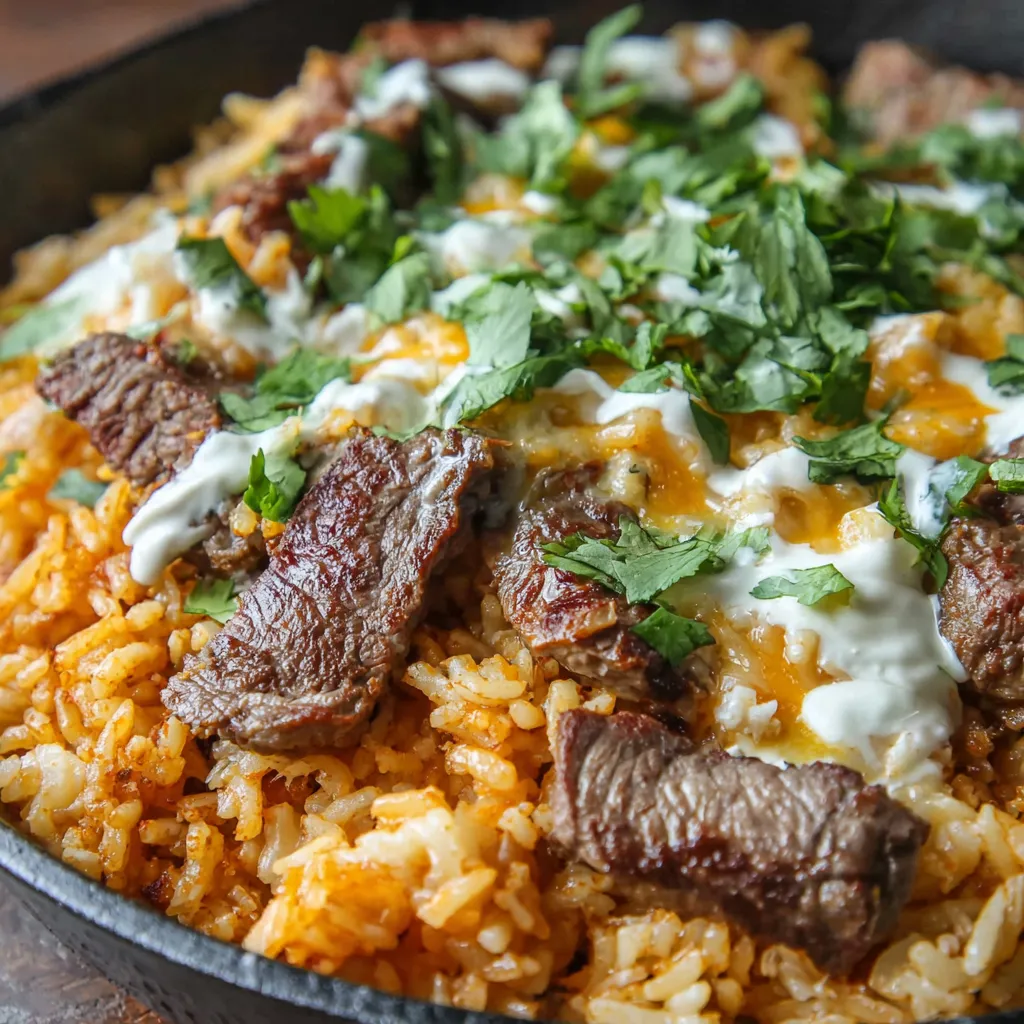 Steak & Queso Rice
