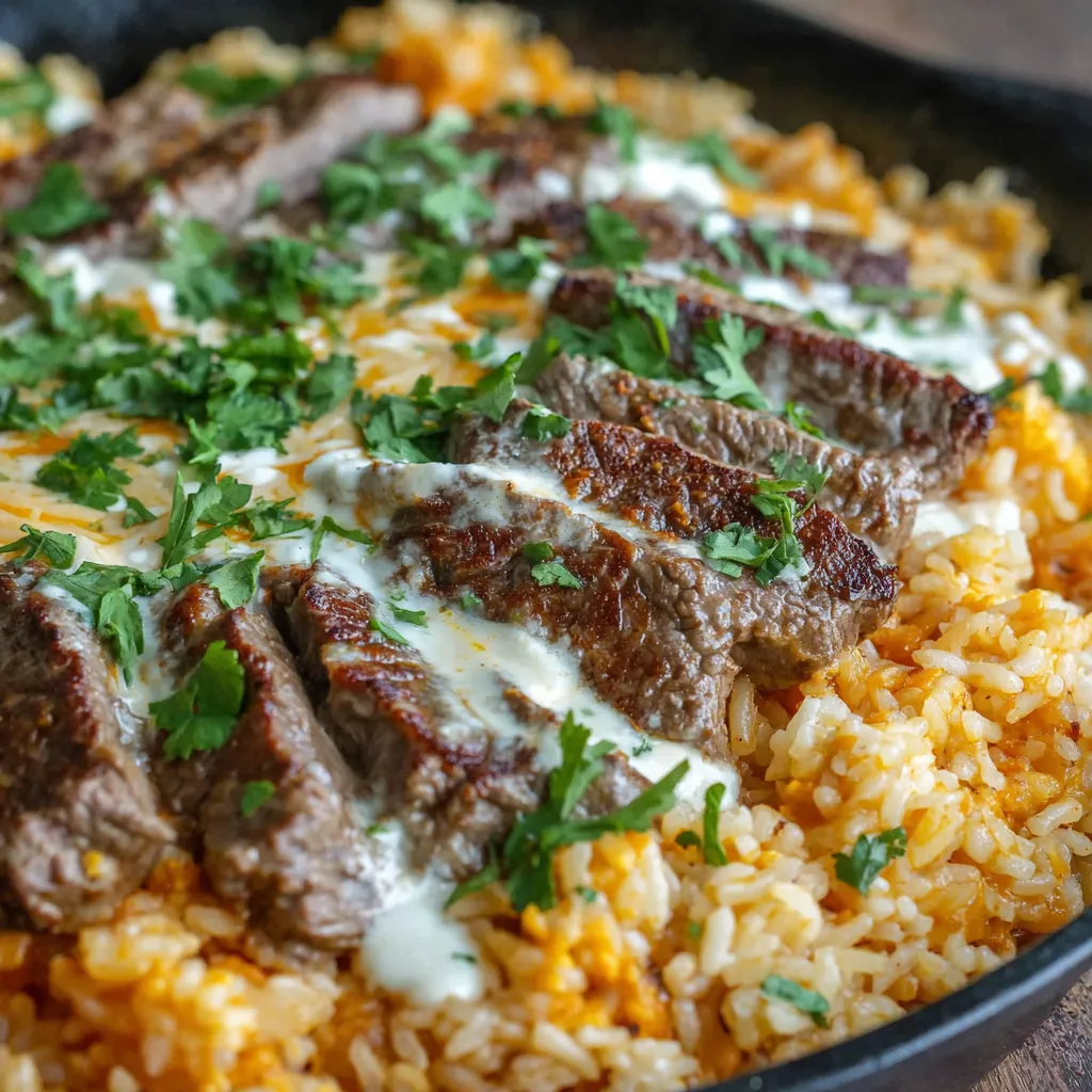 Steak & Queso Rice