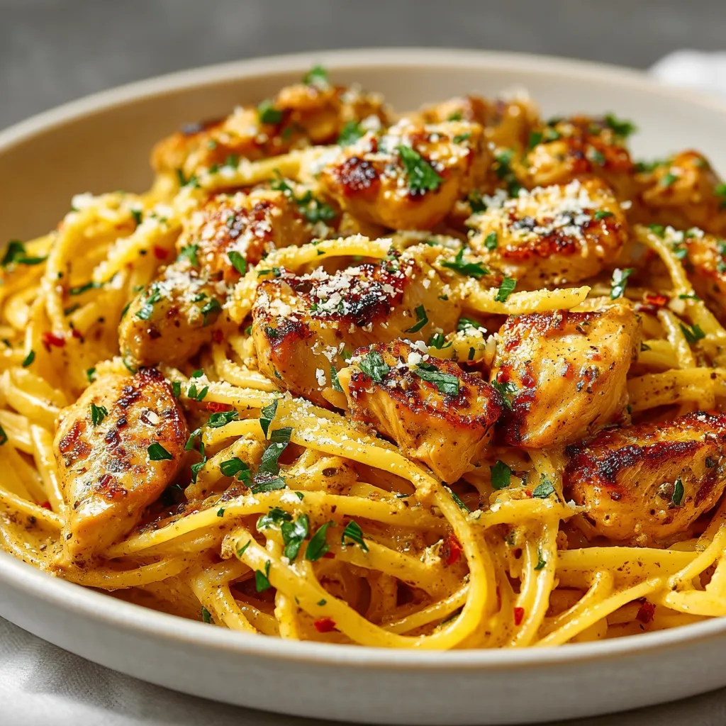Cowboy Butter Chicken Linguine Recipe