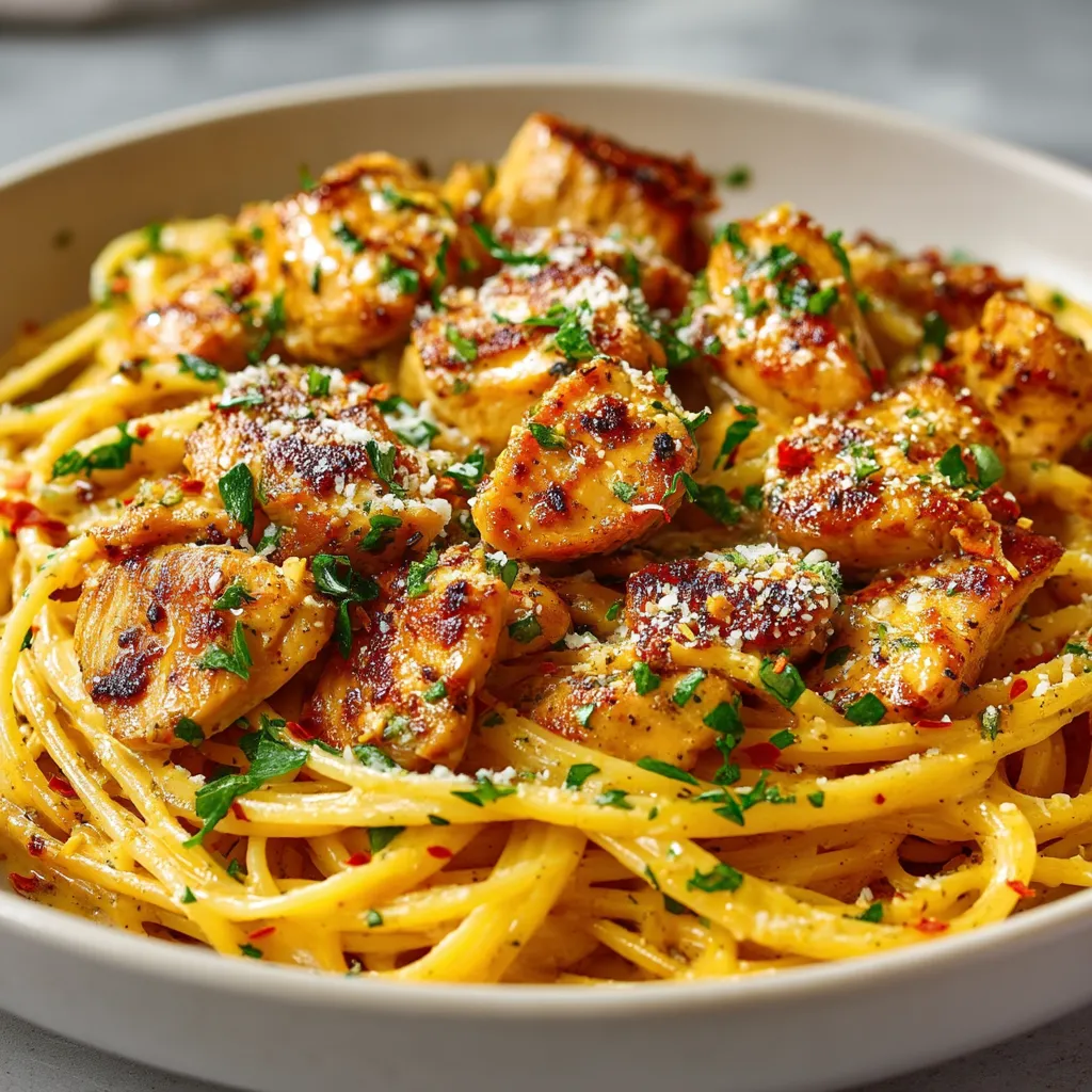 Cowboy Butter Chicken Linguine Recipe