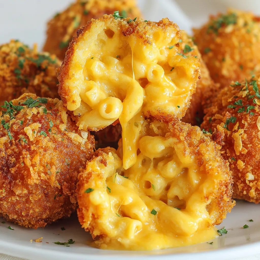 Fried Mac and Cheese Balls