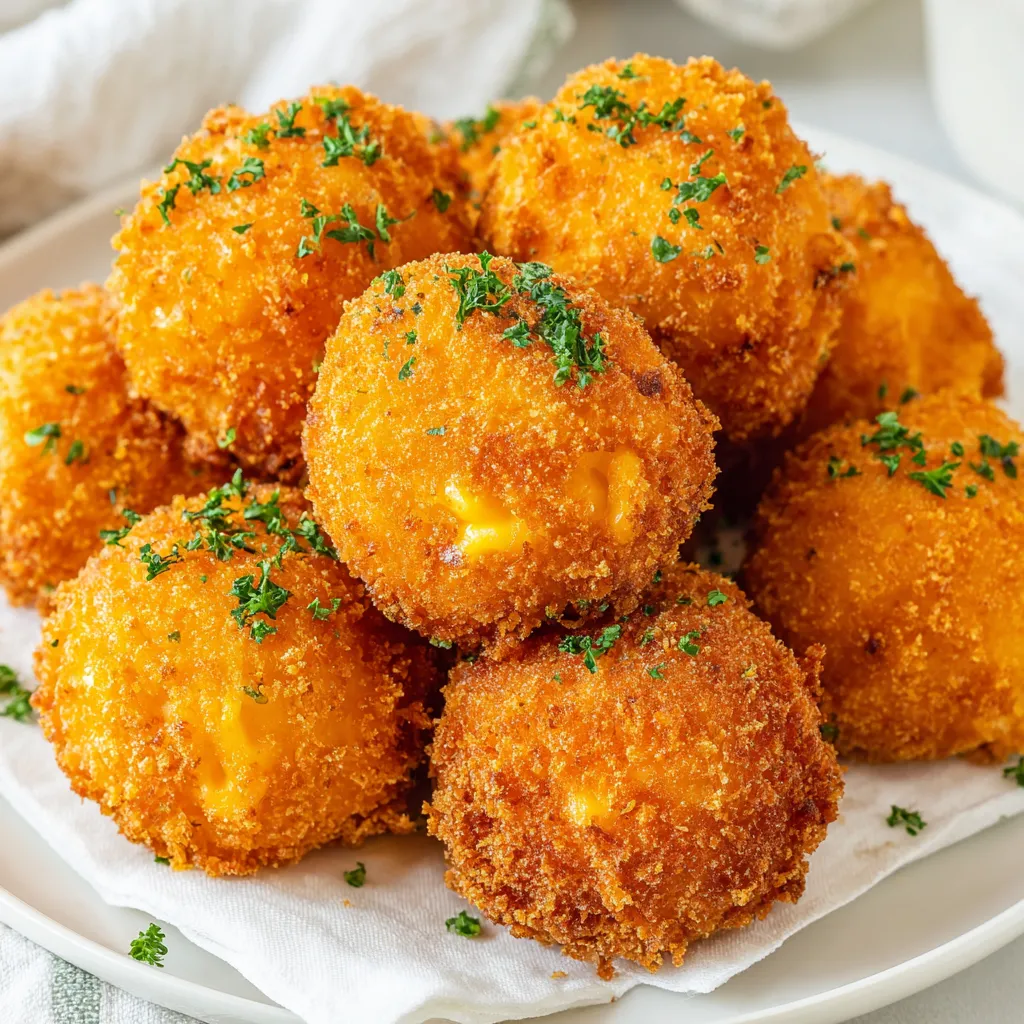 Fried Mac and Cheese Balls