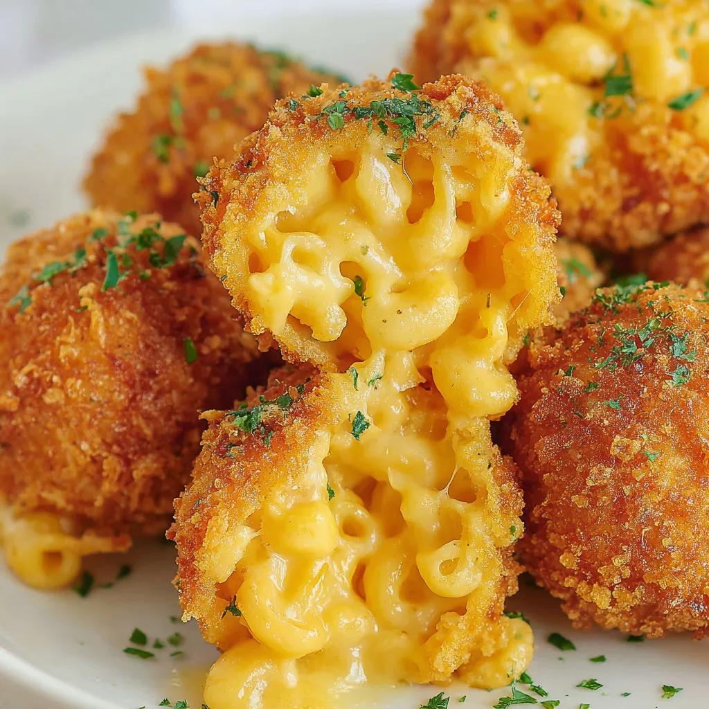 Fried Mac and Cheese Balls
