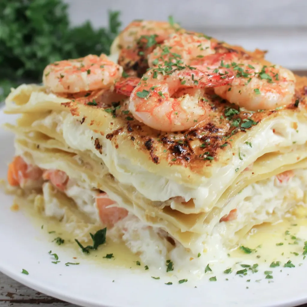Simple Seafood Lasagna