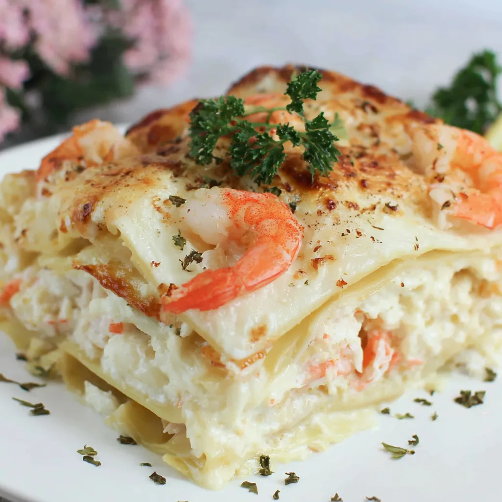 Simple Seafood Lasagna
