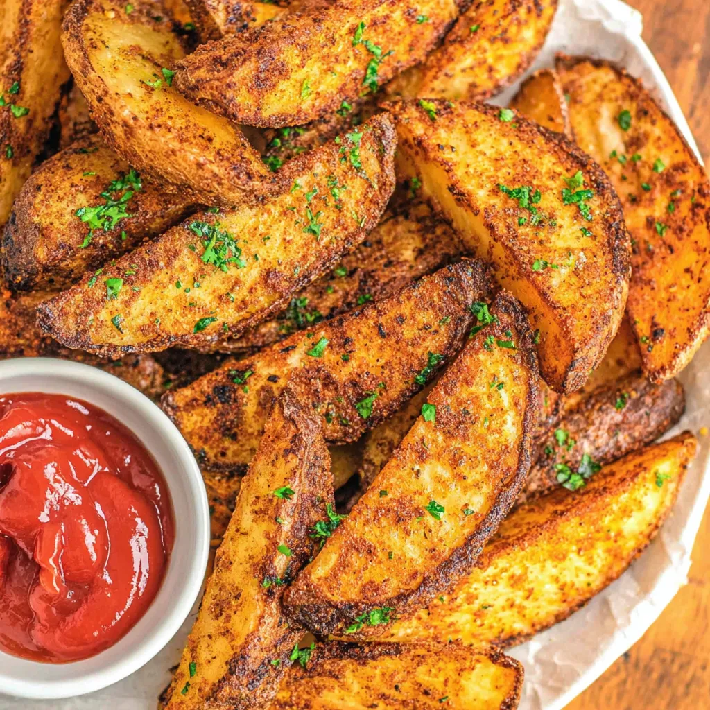 Air Fryer Potato Wedges