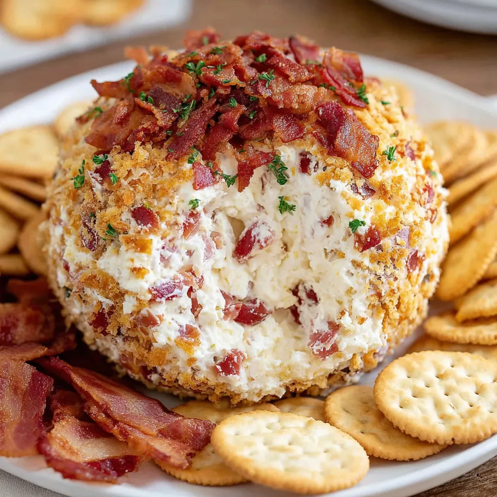 Rich BLT Cheese Ball