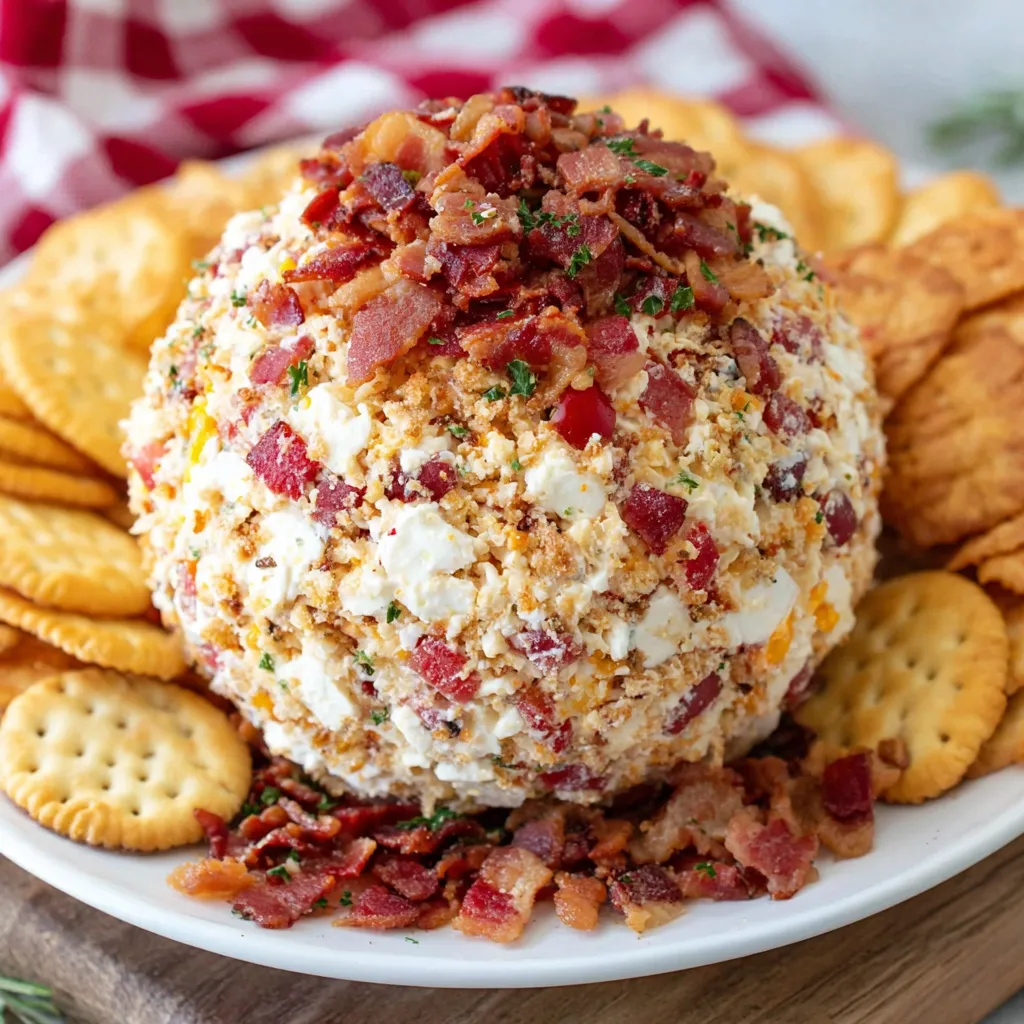 Rich BLT Cheese Ball
