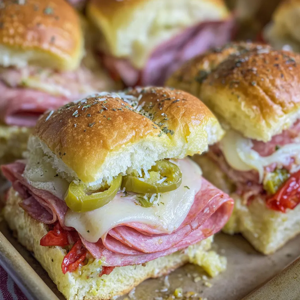 Hot Italian Sub Sliders