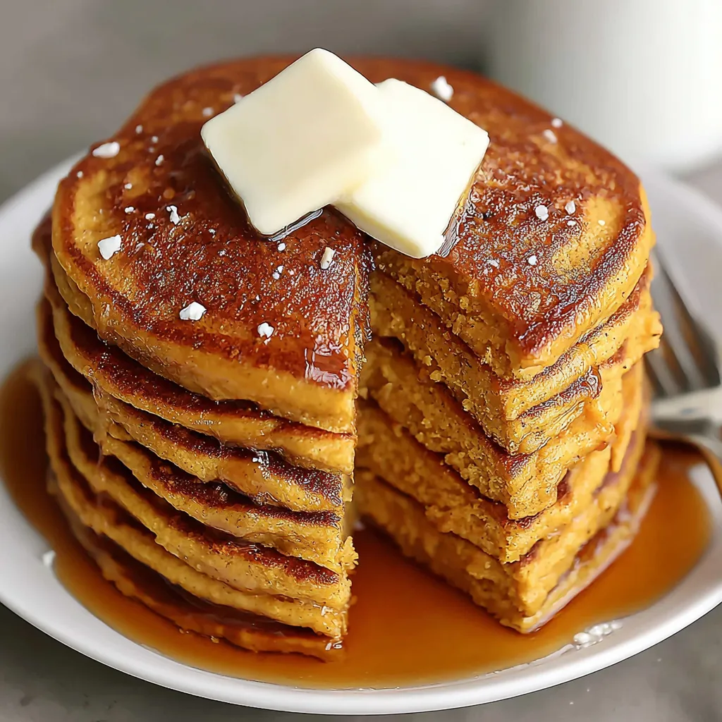 Simple Vegan Pumpkin Spice Pancakes