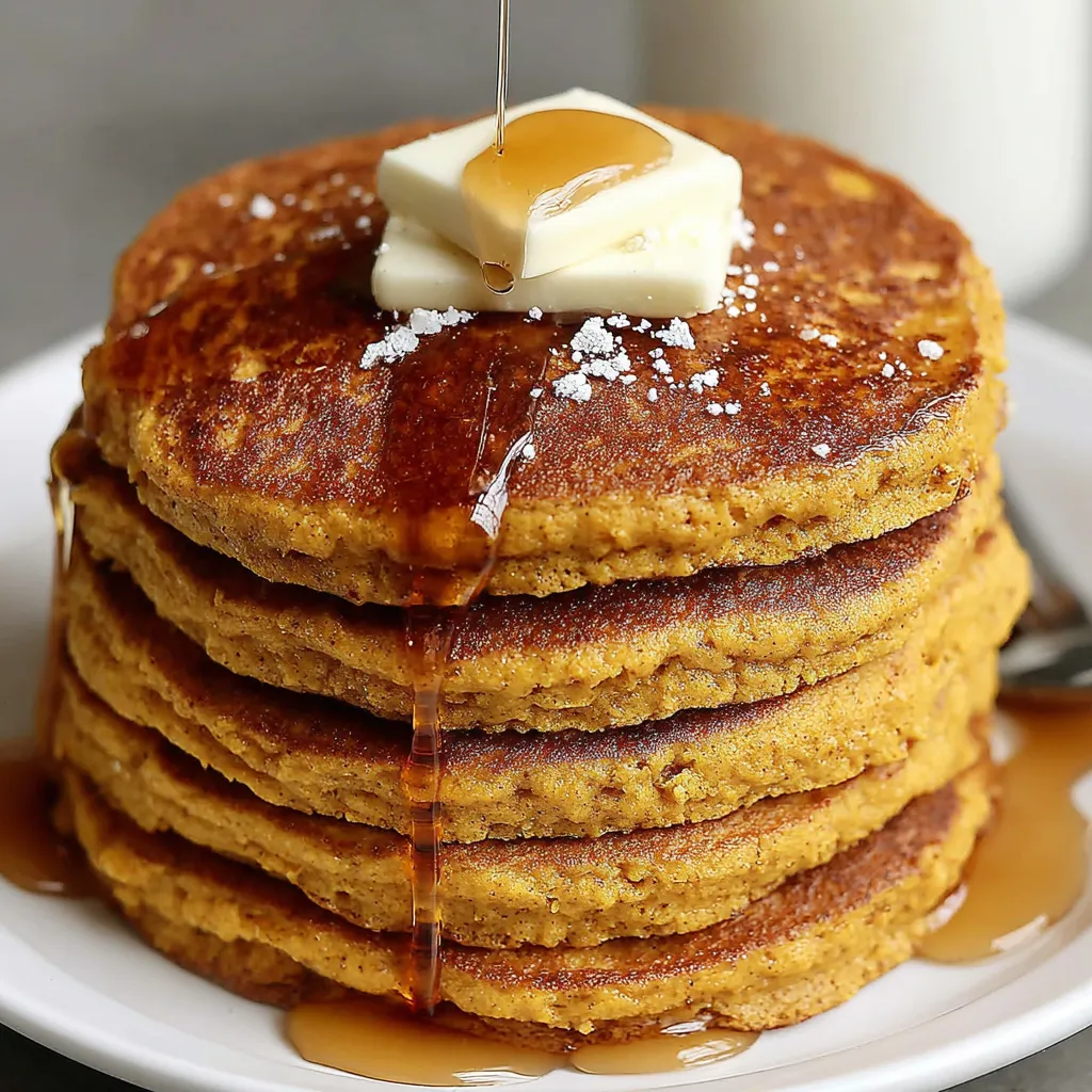 Simple Vegan Pumpkin Spice Pancakes