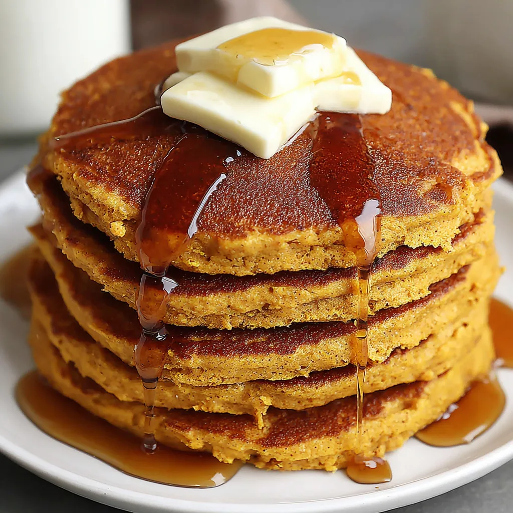 Simple Vegan Pumpkin Spice Pancakes