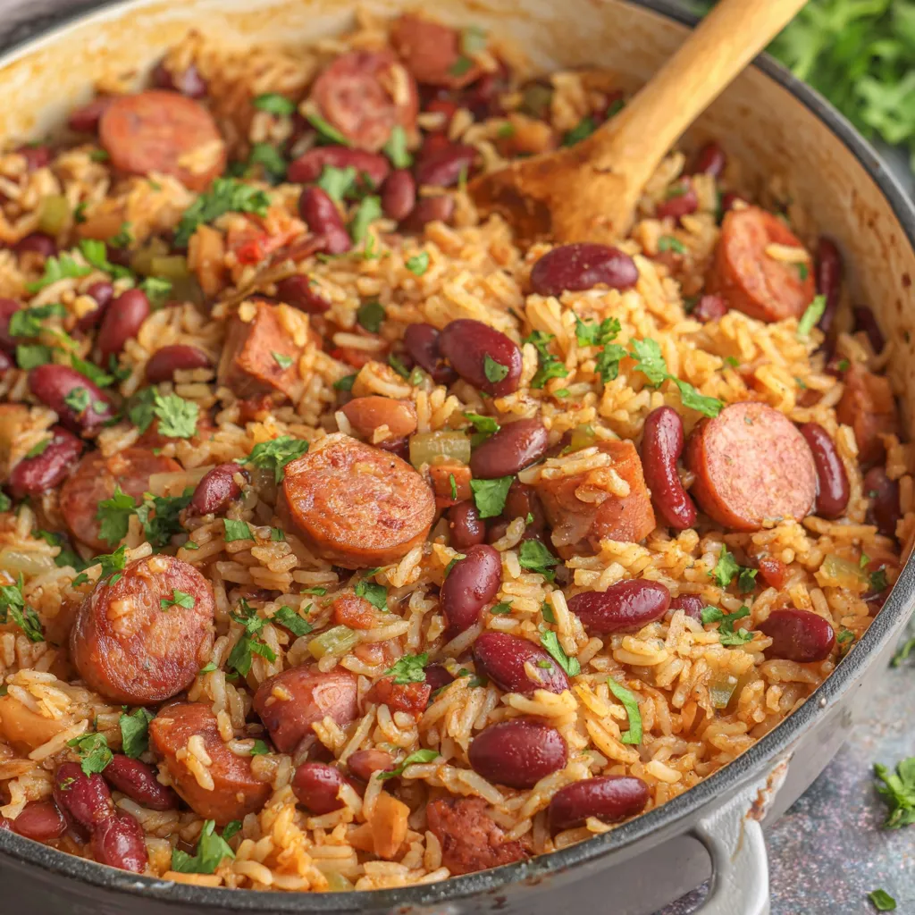 One-Pot Cajun Rice and Beans