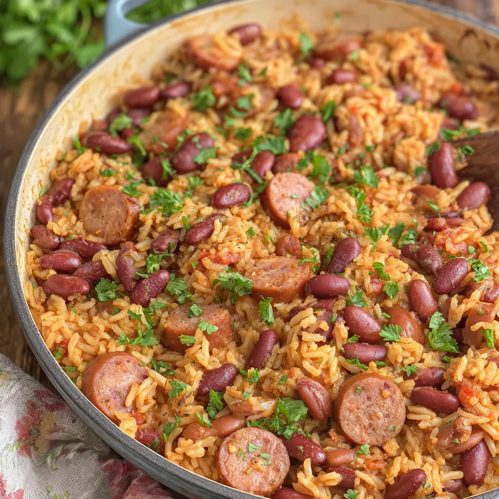 One-Pot Cajun Rice and Beans