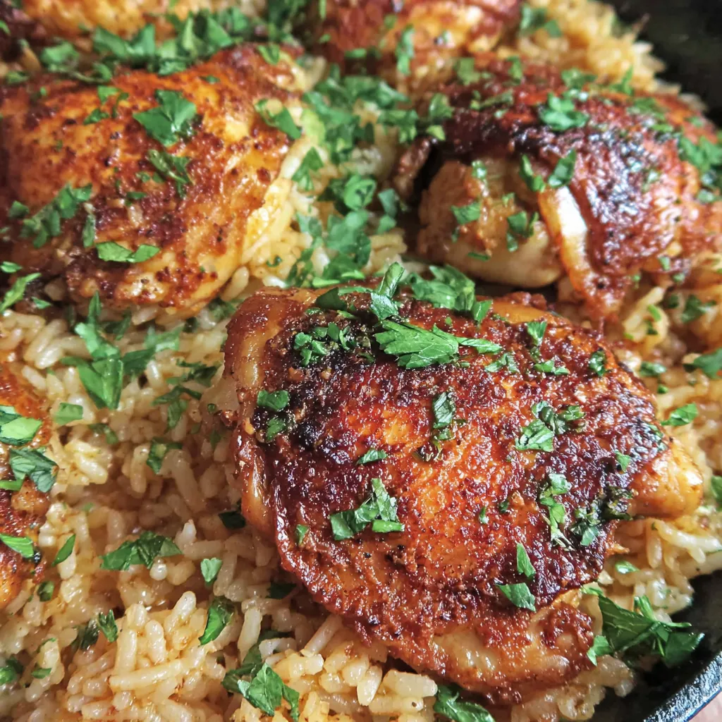 Paprika Chicken and Rice Bake
