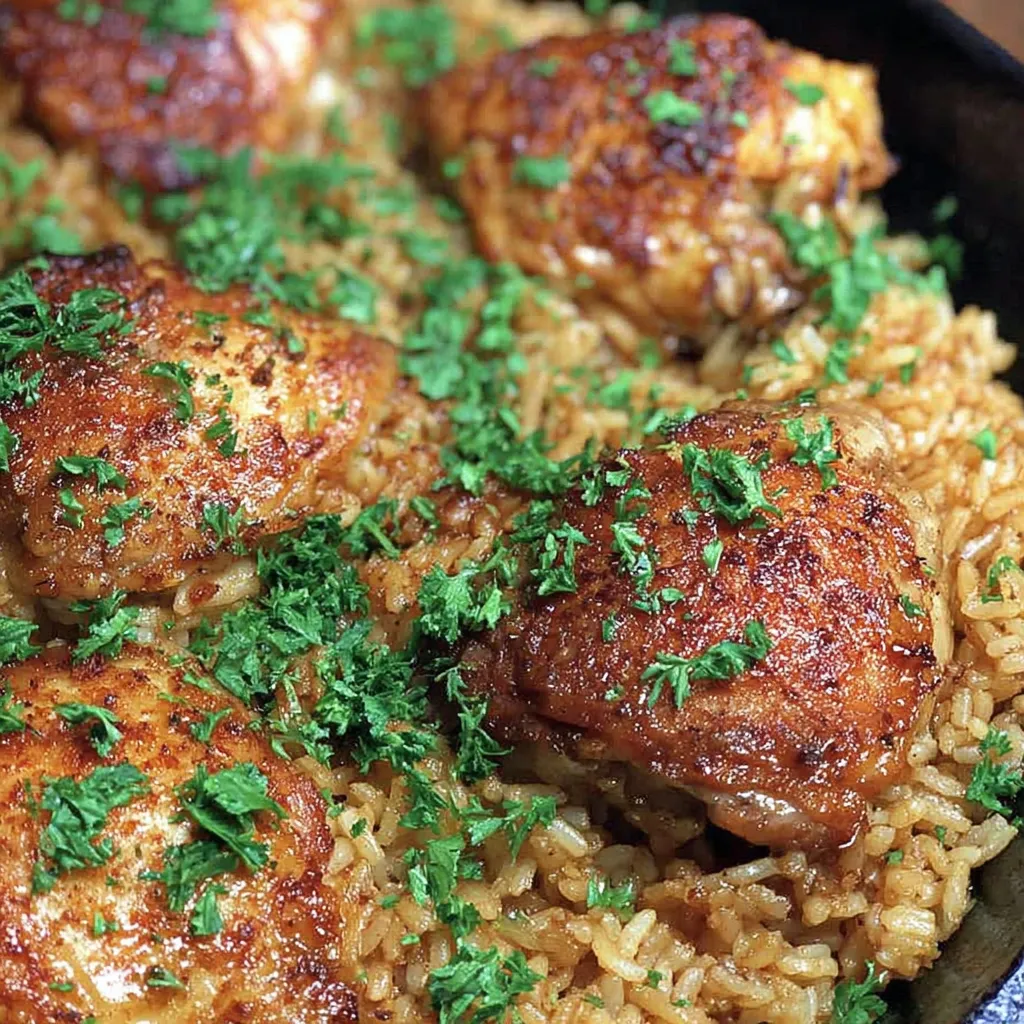 Paprika Chicken and Rice Bake