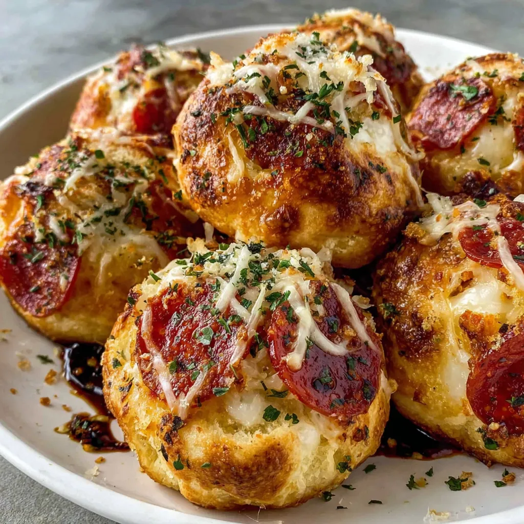 Air Fryer Pizza Bombs