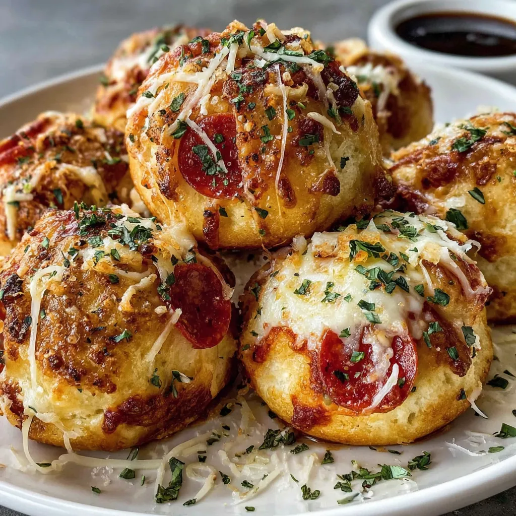 Air Fryer Pizza Bombs