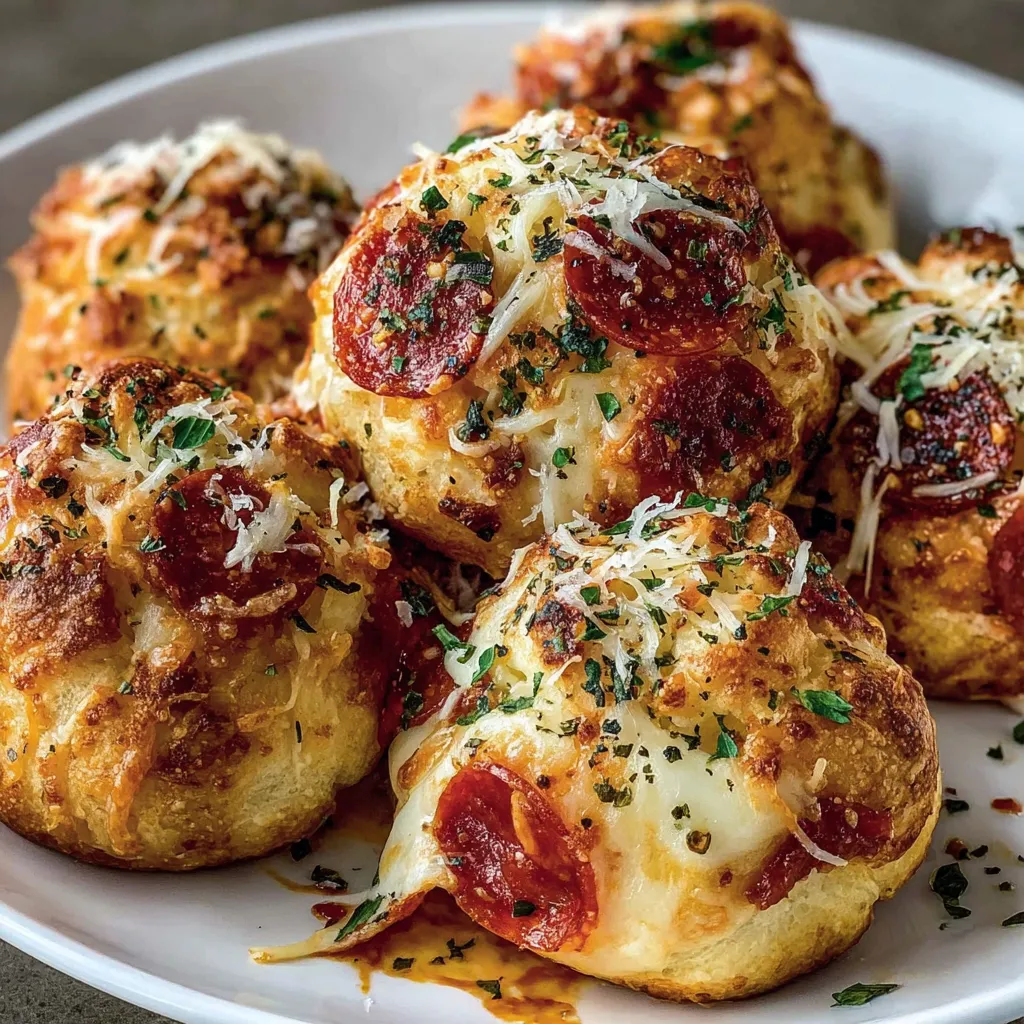 Air Fryer Pizza Bombs