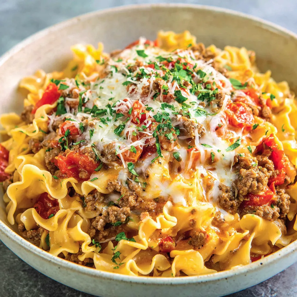 Easy Skillet Lasagna