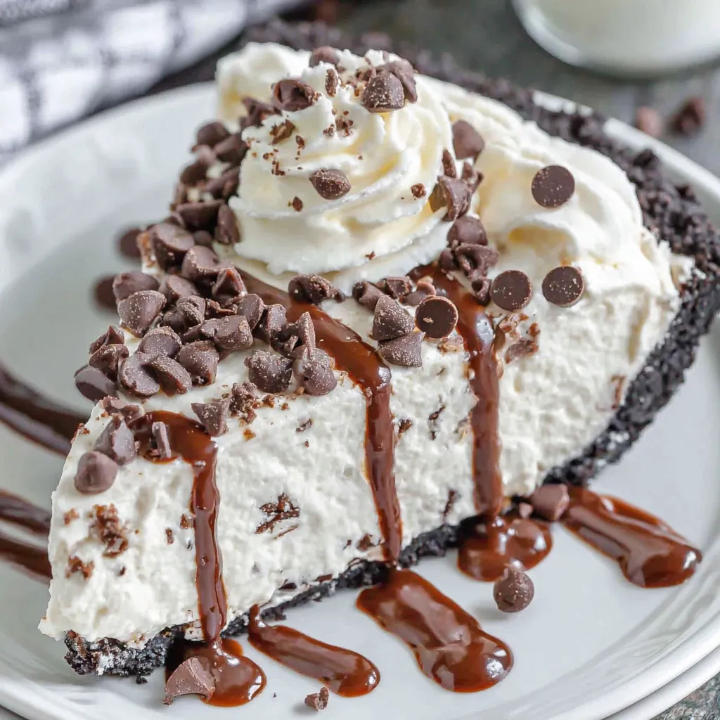 No-Bake Chocolate Chip Cheesecake