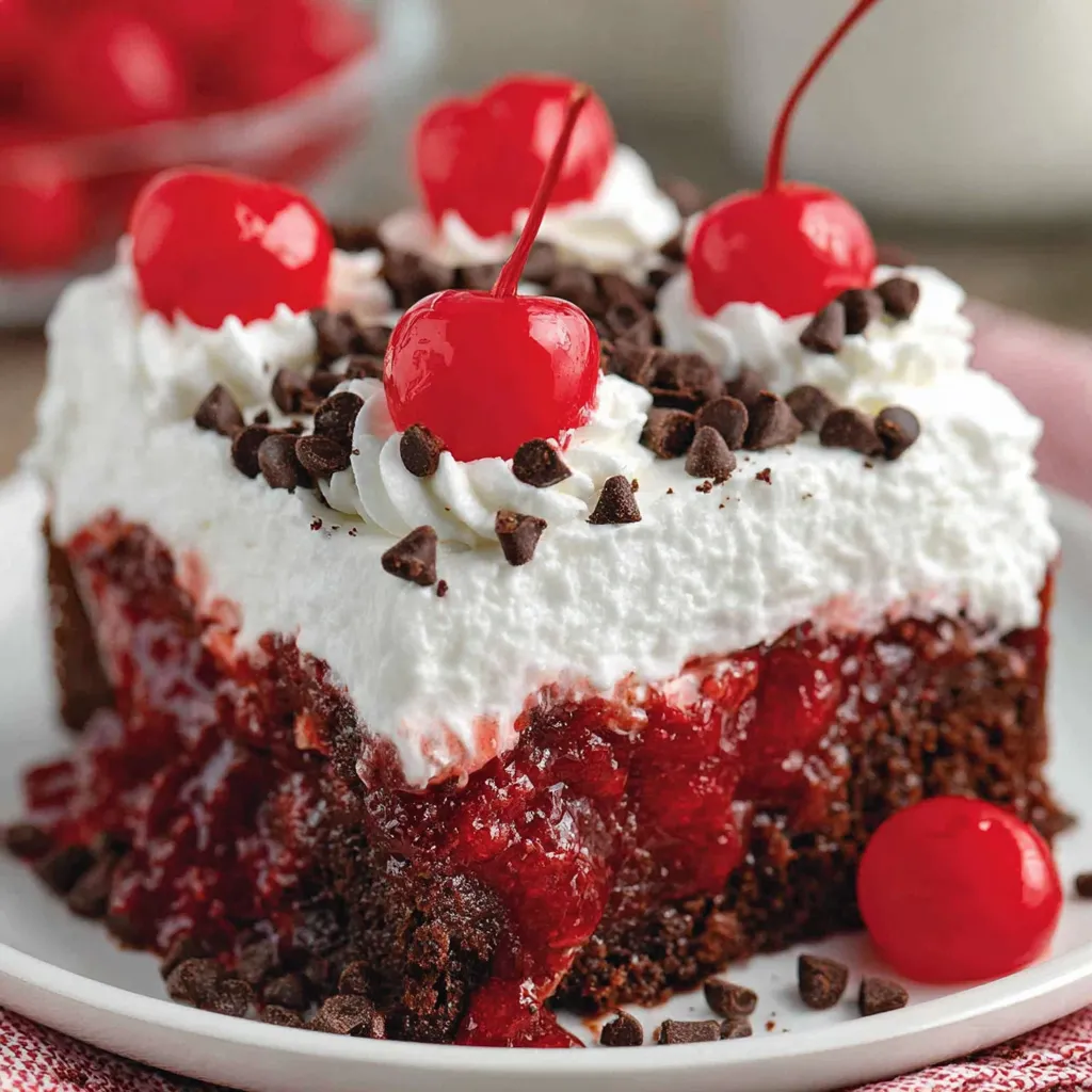 Black Forest Poke Cake