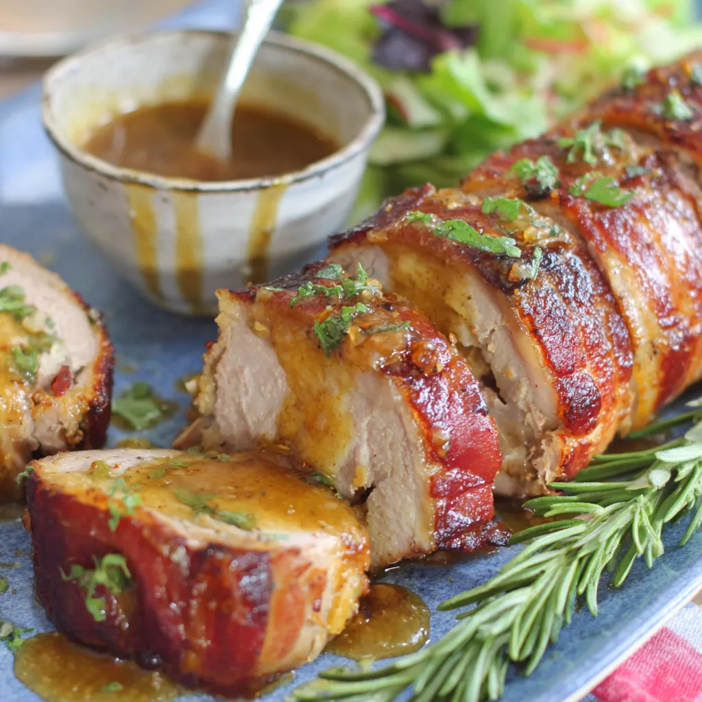 Bacon Wrapped Pork Tenderloin Recipe
