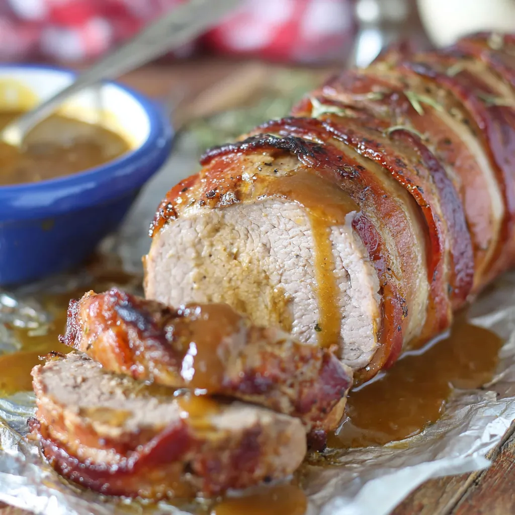 Bacon Wrapped Pork Tenderloin Recipe