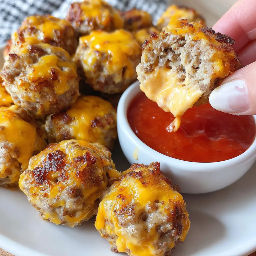 Rotel Cream Cheese Sausage Balls