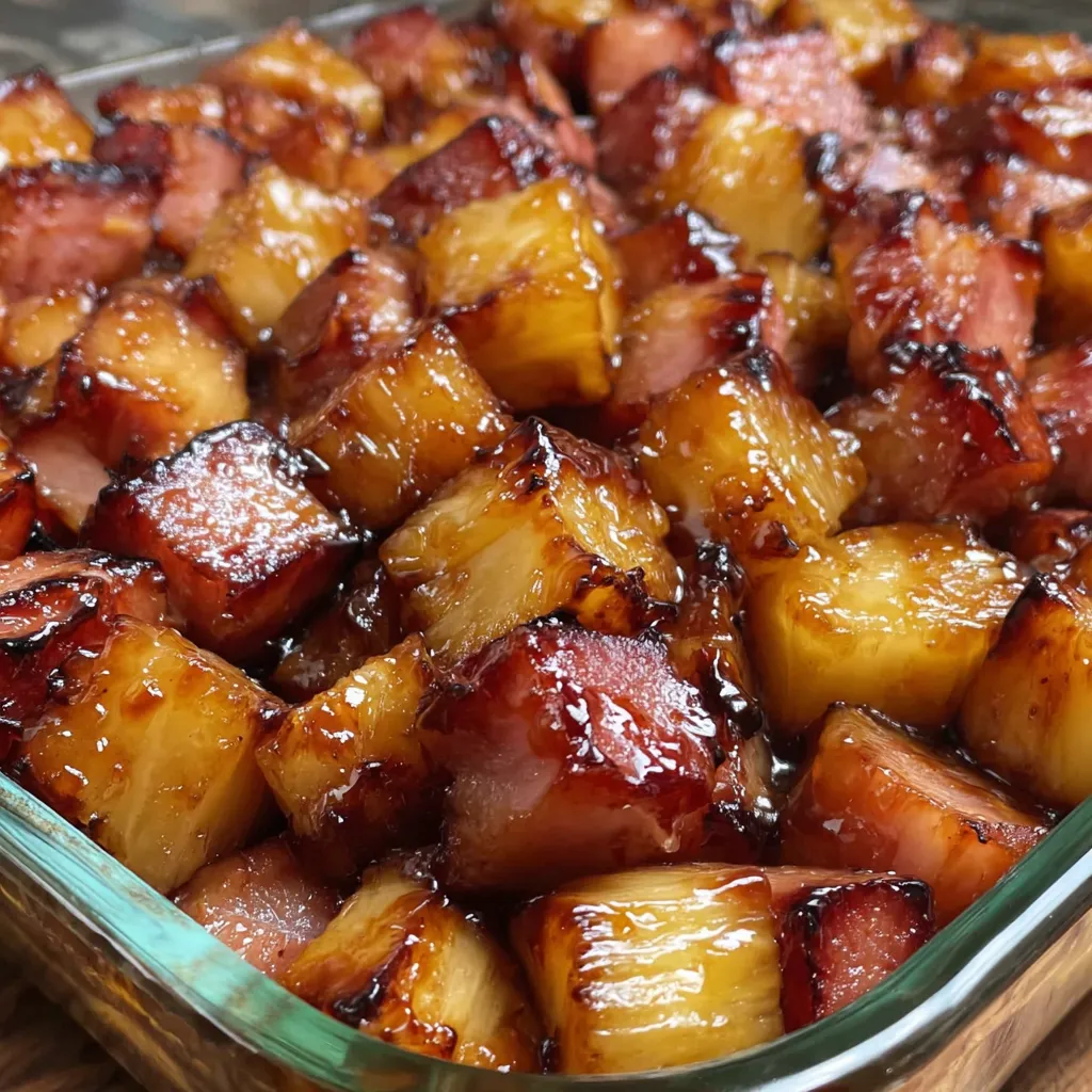 Brown Sugar Pineapple Ham Bake