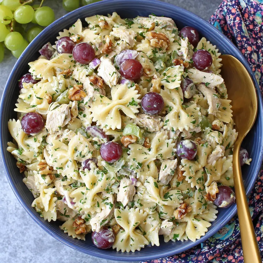 Tarragon Chicken Pasta Salad Recipe