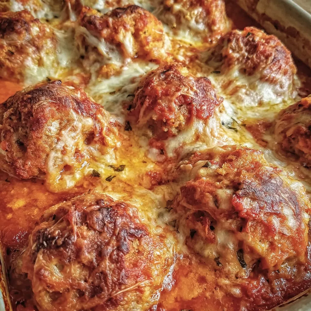 Chicken Parmesan Meatballs Recipe