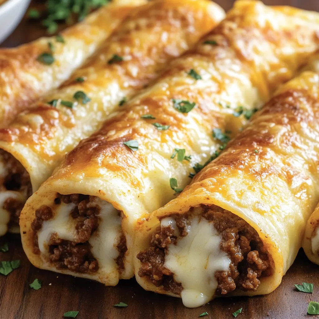 Cheesy Taco Sticks Appetizer