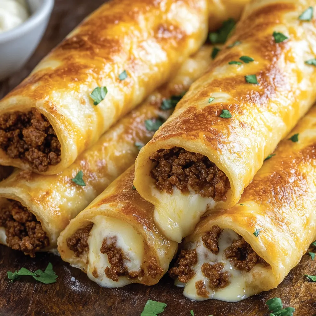 Cheesy Taco Sticks Appetizer