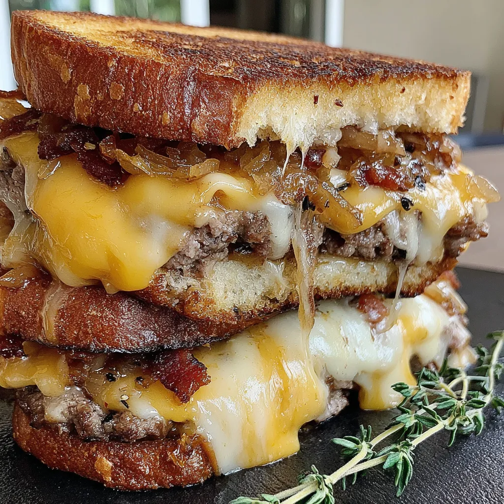 Animal Style Bacon Patty Melt