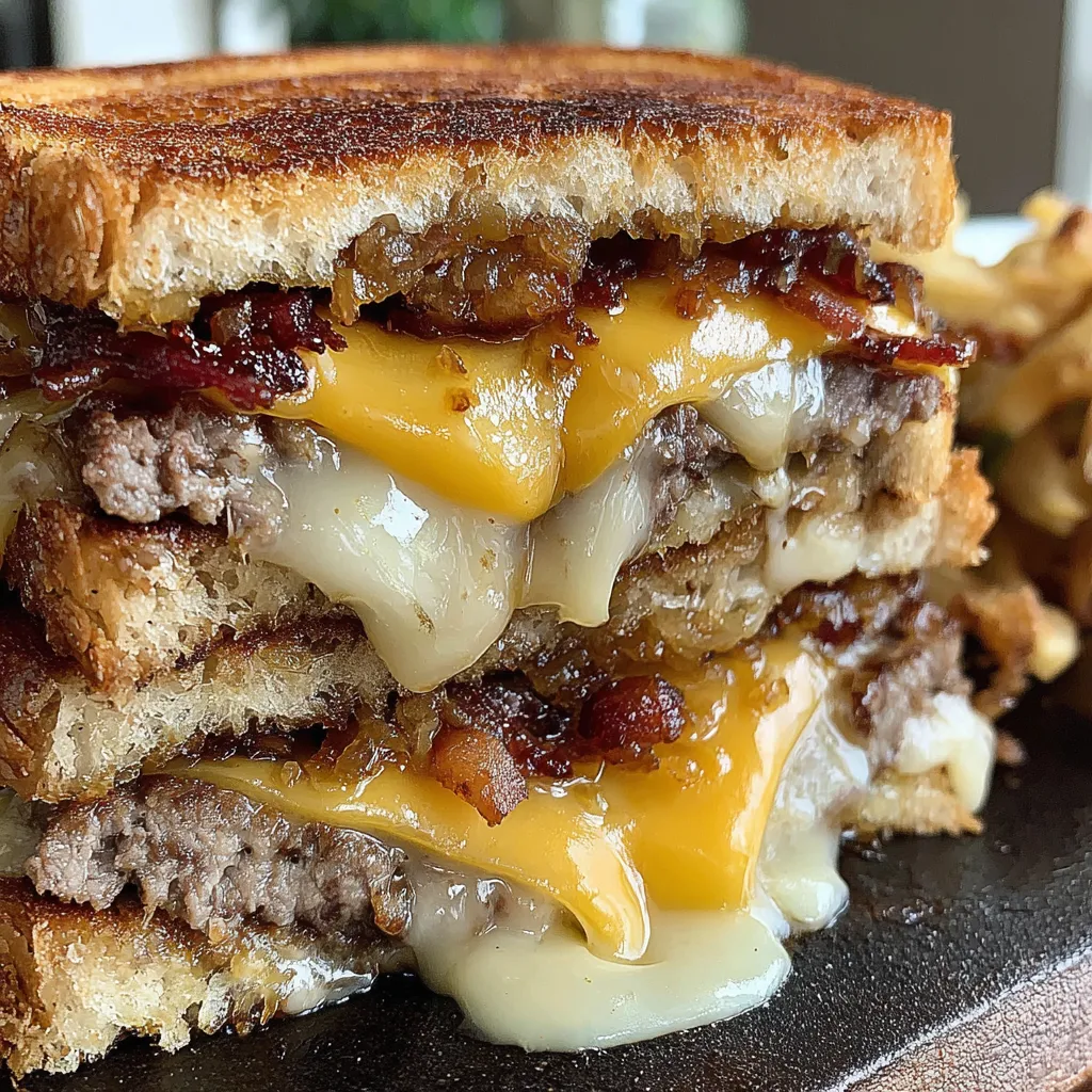 Animal Style Bacon Patty Melt