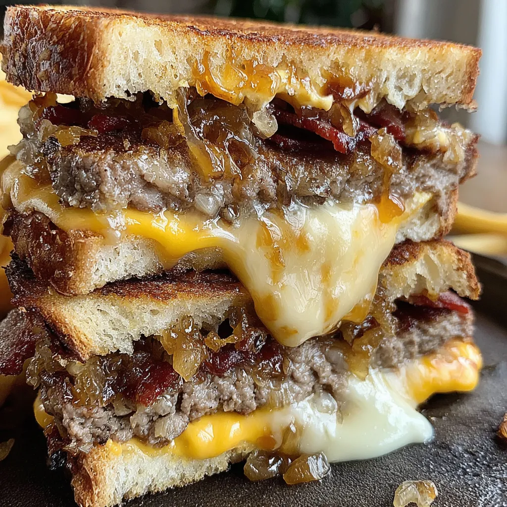 Animal Style Bacon Patty Melt