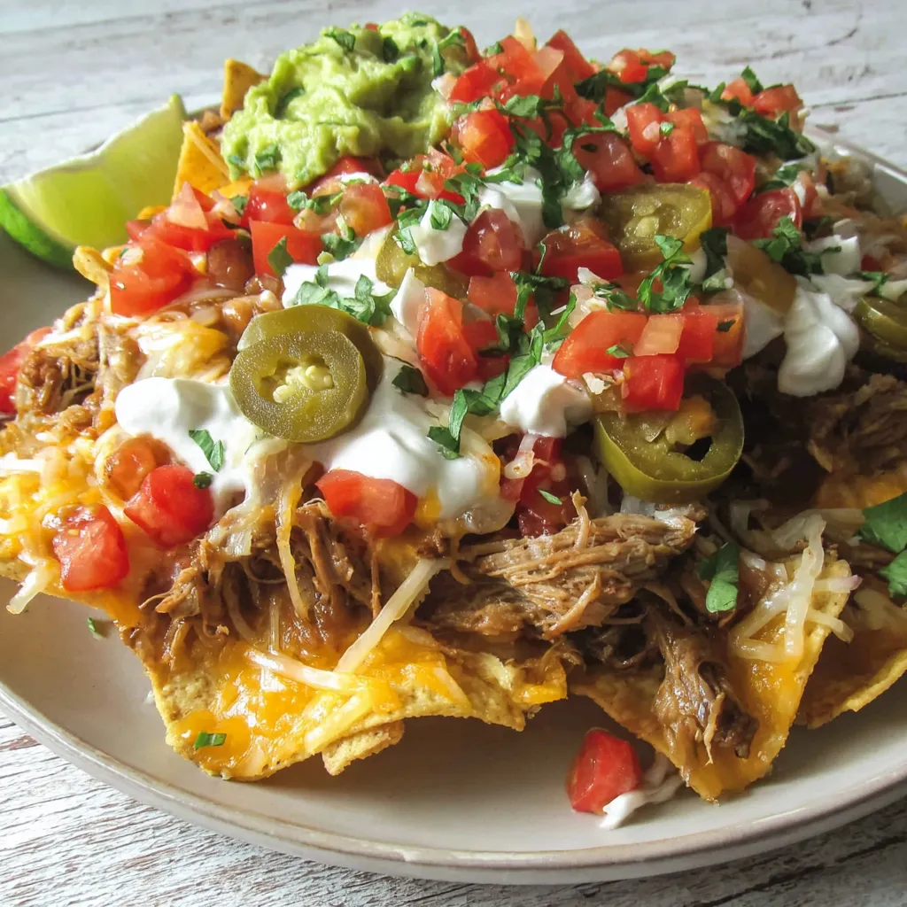 Loaded Carnitas Nachos