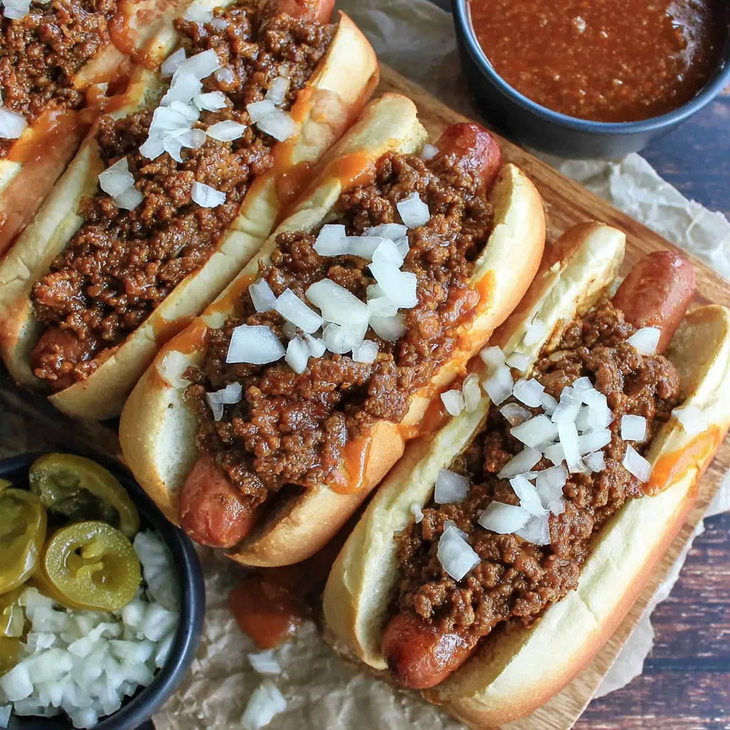Slow Cooker Hot Dog Chili Sauce