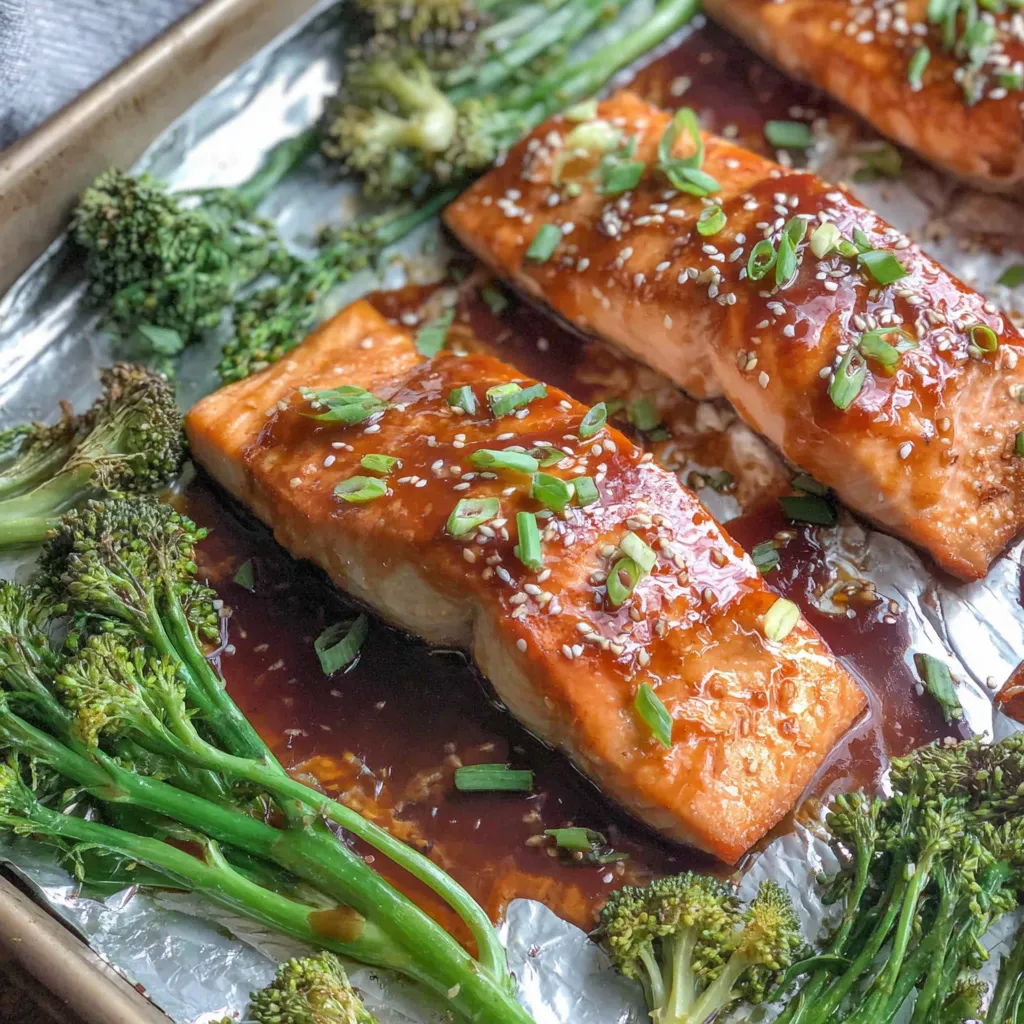 Sheet Pan Teriyaki Salmon